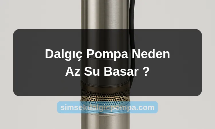 Dalgıç Pompa Su Basmıyor