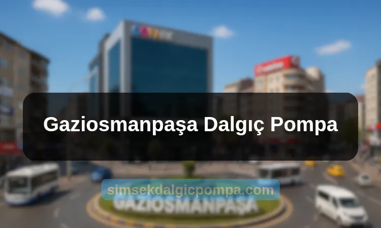 Gaziosmanpaşa Dalgıç Pompa