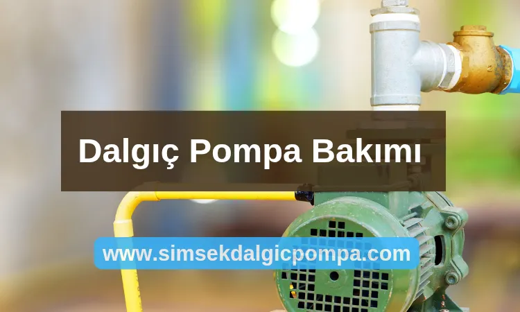 Dalgıç Pompa Bakımı