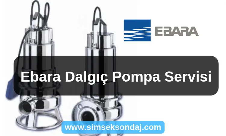 Ebara Dalgıç Pompa Servisi