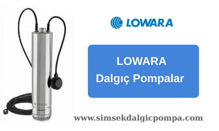 Lowara Derin Kuyu Dalgıç Pompalar