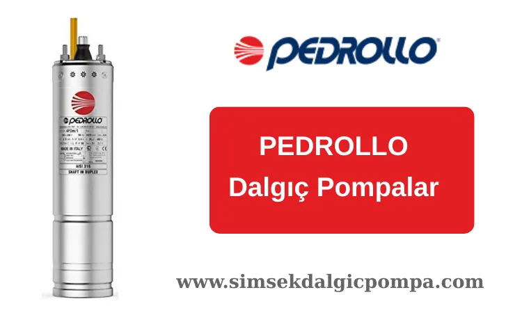 Pedrollo Derin Kuyu Dalgıç Pompalar